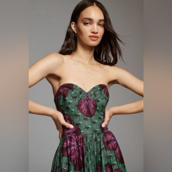 Anthropologie Sika Alani Strapless Dress - Picture 3 of 6